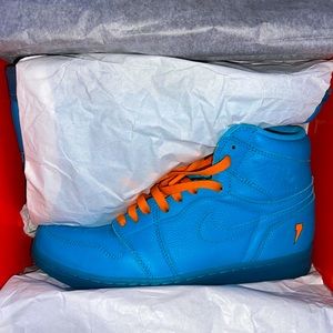 Jordan 1 retro high “Gatorade Blue Lagoon” size 9.5 in great condition